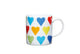 KitchenCraft 80ml Porcelain Hearts Espresso Cup