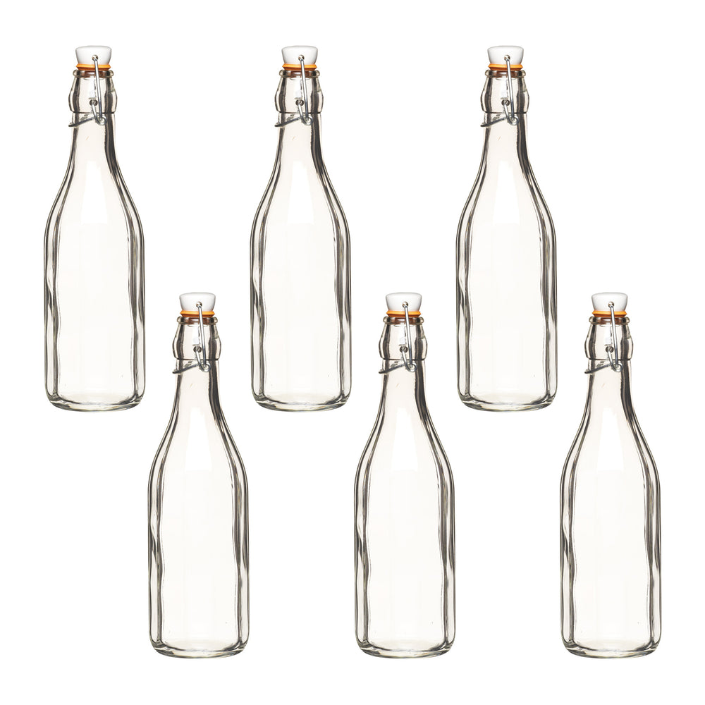 Set of 6 Home Made 500ml Cordial Bottles image 1